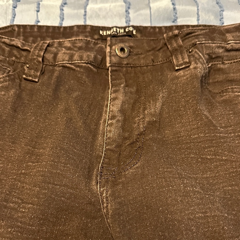 Kenneth Cole Men's Black Slim-Fit Jeans